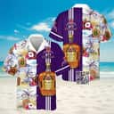Crown Royal Whisky Hawaiian Shirt Hibicus Palm Tree Crown Royal Whisky Hawaiian Shirt Hibicus Palm Tree
