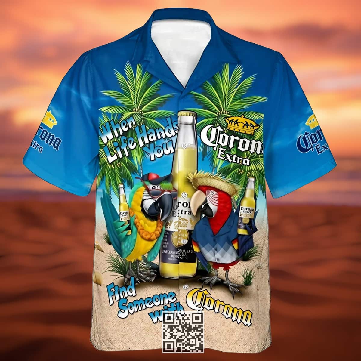 When Life Hands You Corona Extra Hawaiian Shirt When Life Hands You Corona Extra Hawaiian Shirt