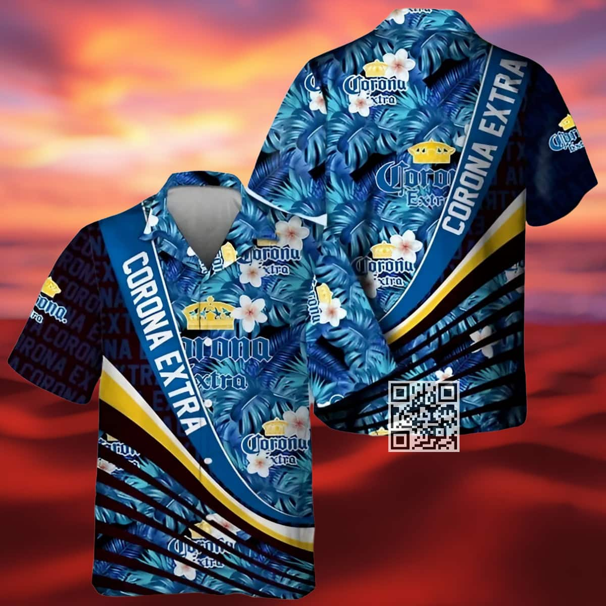 Summer Aloha Corona Extra Beer Hawaiian Shirt