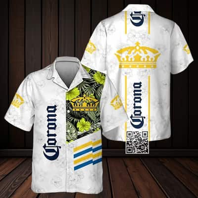 Aloha Corona Beer Hawaiian Shirt Tropical Flower Aloha Corona Beer Hawaiian Shirt Tropical Flower