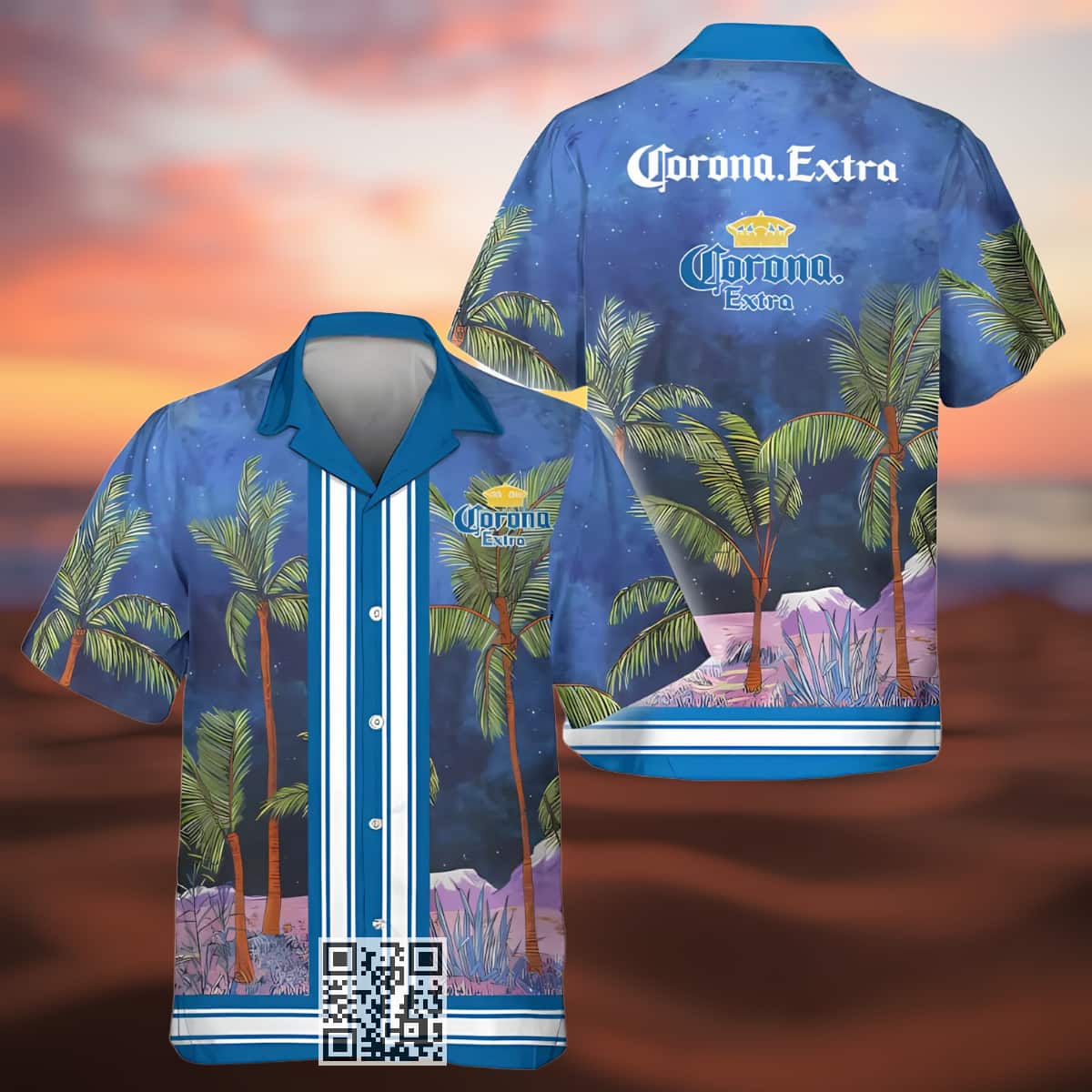 Vintage Corona Extra Beer Hawaiian Shirt Vintage Corona Extra Beer Hawaiian Shirt