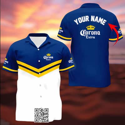 Corona Extra Beer Hawaiian Shirt Custom Name Corona Extra Beer Hawaiian Shirt Custom Name