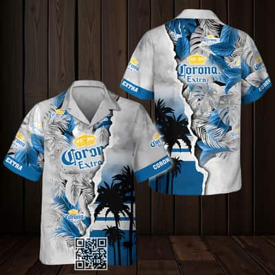 Vintage Corona Extra Hawaiian Shirt Beer Lovers Gift