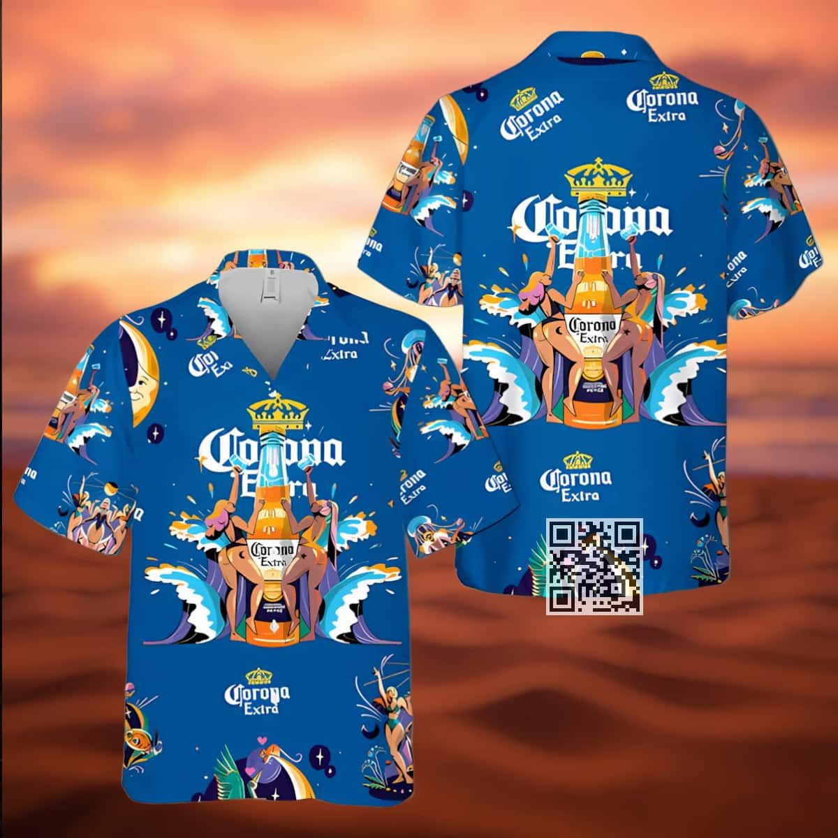 Aloha Corona Extra Beer Hawaiian Shirt Gift For Beach Lovers