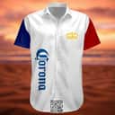 Personalized Corona Extra Beer Hawaiian Shirt US Flag Custom Name Personalized Corona Extra Beer Hawaiian Shirt US Flag Custom Name