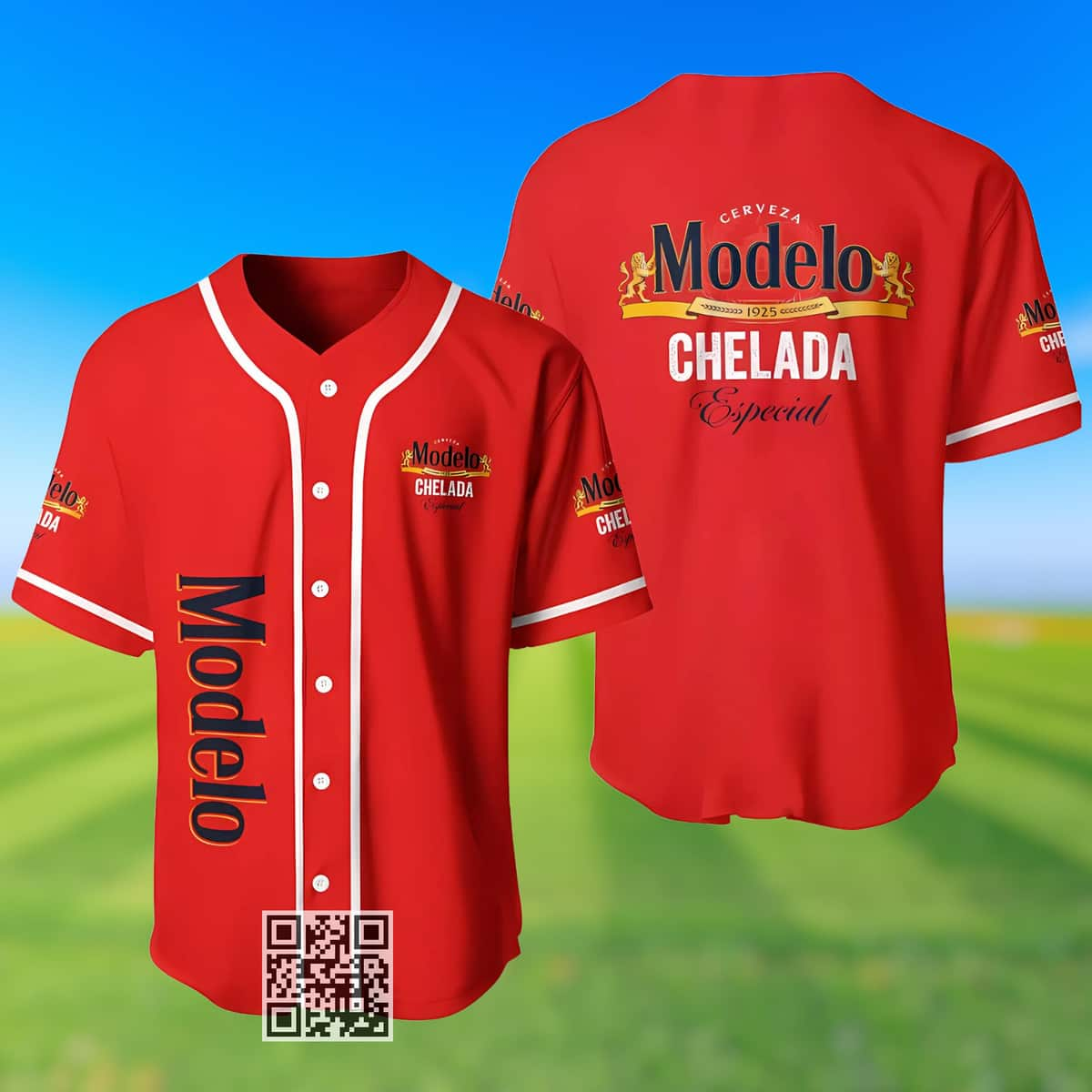 Modelo Chelada Especial Baseball Jersey Beer Lovers Gift