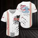 Budweiser Beer Claw Scratches Baseball Jersey Budweiser Beer Claw Scratches Baseball Jersey