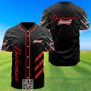 Black Budweiser Baseball Jersey Gift For Beer Drinkers Black Budweiser Baseball Jersey Gift For Beer Drinkers
