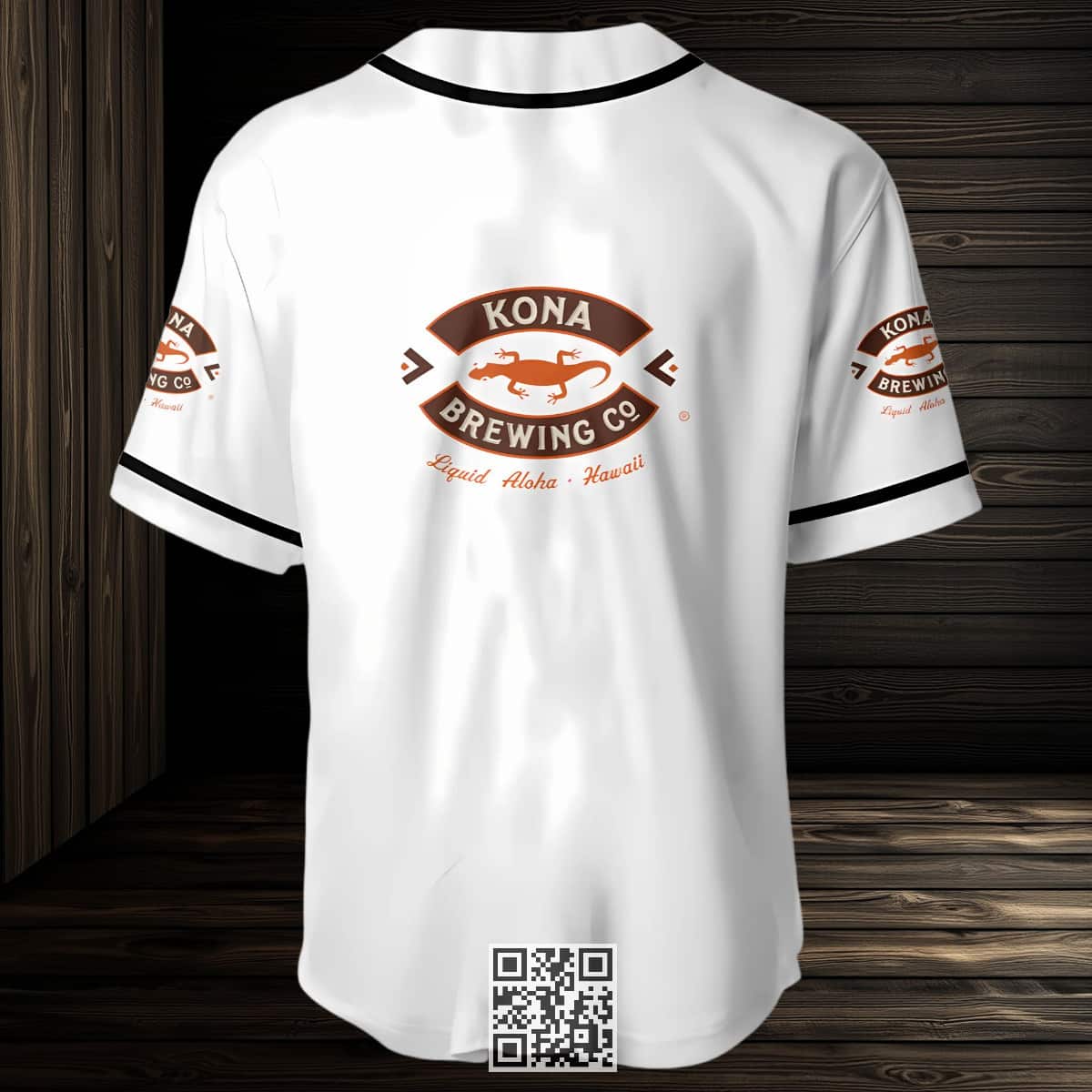 White Kona Brewing Baseball Jersey Beer Lovers Gift White Kona Brewing Baseball Jersey Beer Lovers Gift