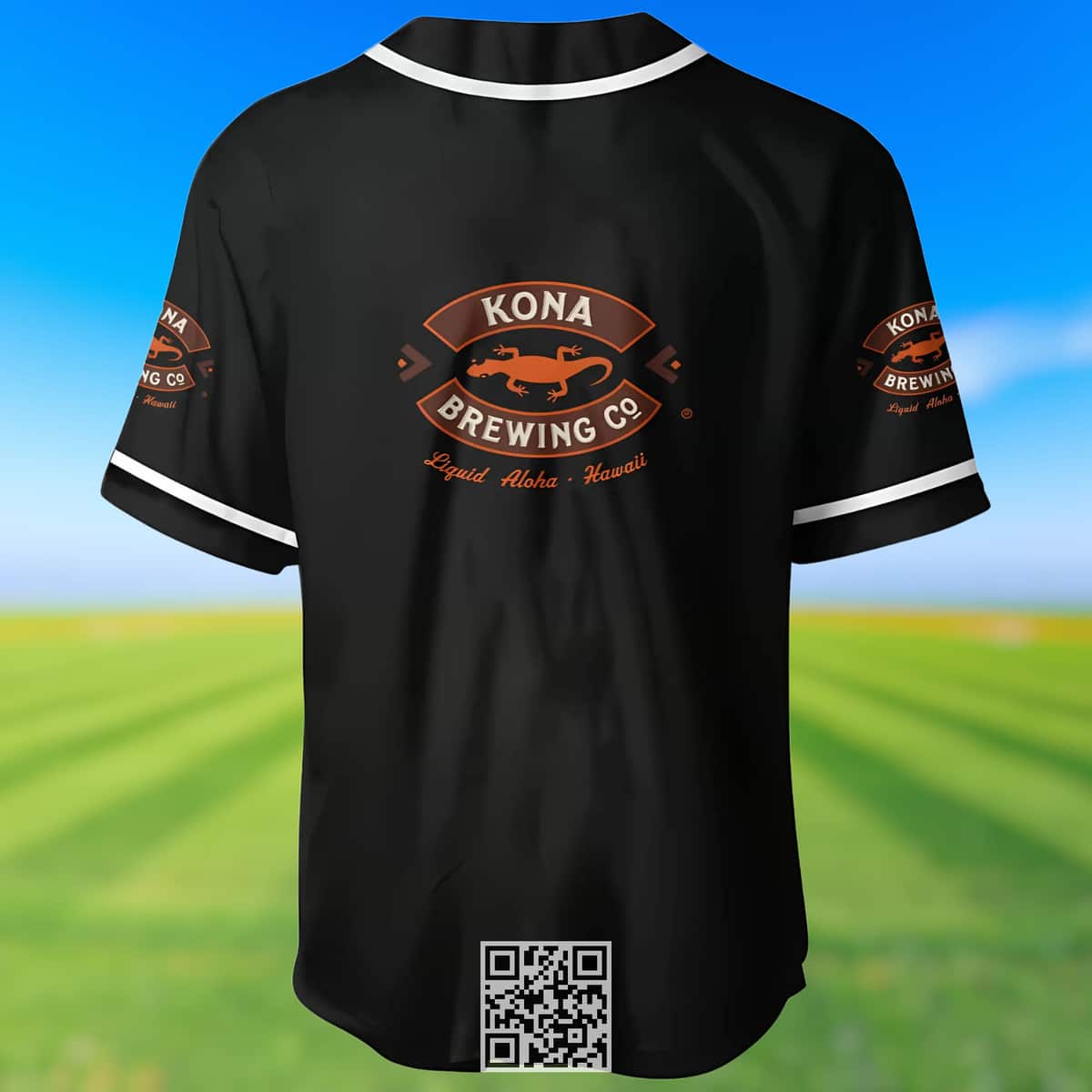 Kona Brewing Baseball Jersey Liquid Aloha Hawaii Kona Brewing Baseball Jersey Liquid Aloha Hawaii