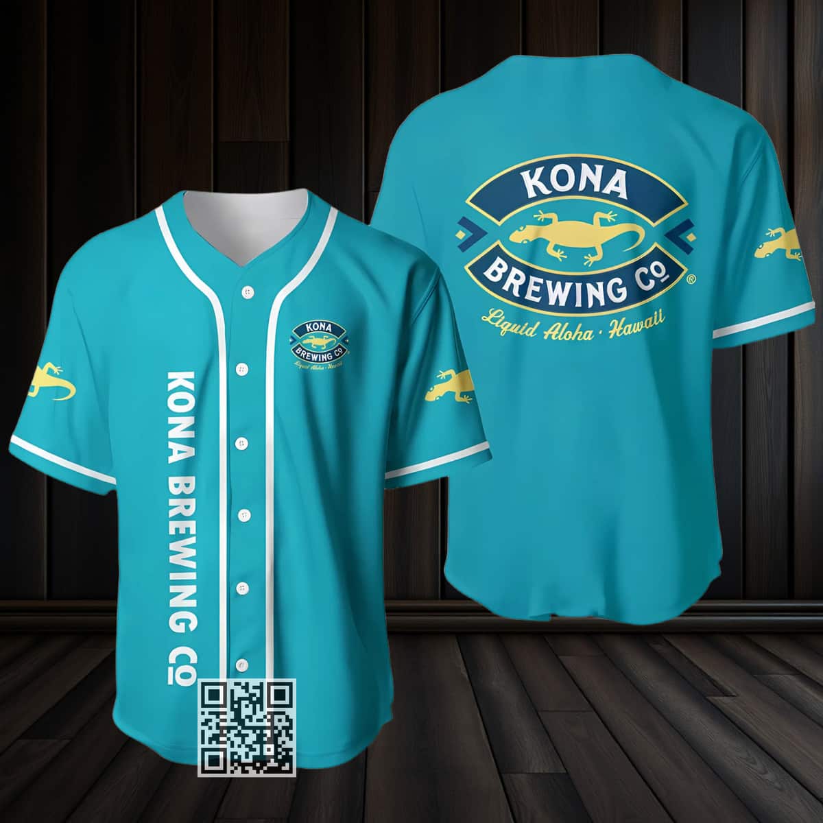 Kona Brewing Beer Baseball Jersey Liquid Aloha Hawaii Kona Brewing Beer Baseball Jersey Liquid Aloha Hawaii