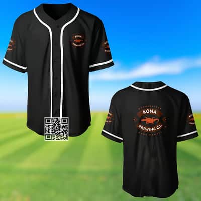 White Kona Brewing Baseball Jersey Gift For Him