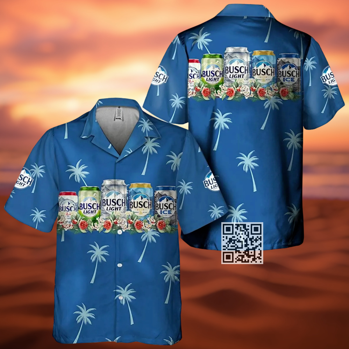 Busch Light Collection Beer Hawaiian Shirt