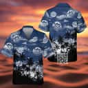 Busch Light Beer Hawaiian Shirt Tropical Palm Tree Busch Light Beer Hawaiian Shirt Tropical Palm Tree