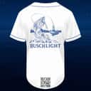 Busch Light Beer Baseball Jersey Go Fishing Busch Light Beer Baseball Jersey Go Fishing