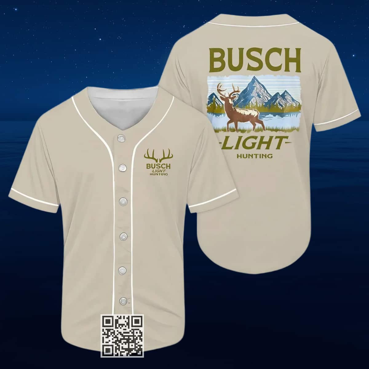 Busch Light Hunting Baseball Jersey