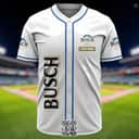 Personalized Busch Light Baseball Jersey It's Not A Dad Bod It's A Father Figure Custom Name