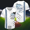 Busch Light Beer Baseball Jersey Claw Scratch Pattern