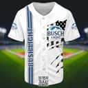 Busch Light Beer Baseball Jersey Claw Scratch Pattern