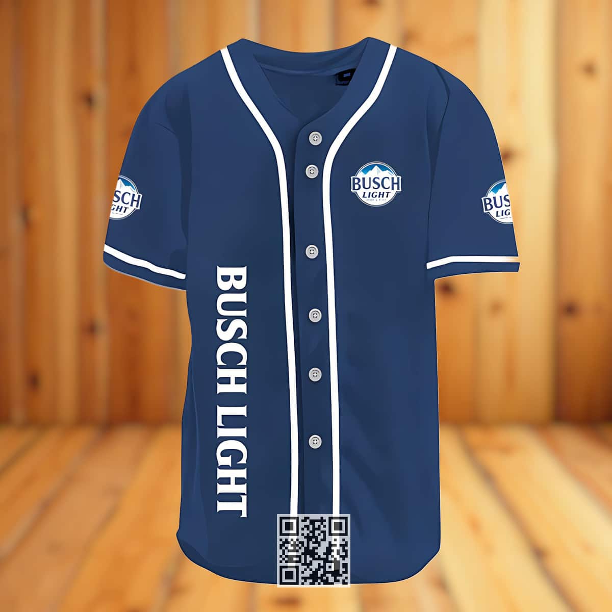 Busch Light Beer Baseball Jersey Live Like A King Busch Light Beer Baseball Jersey Live Like A King