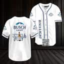 Busch Light Beer Baseball Jersey Makes Me High