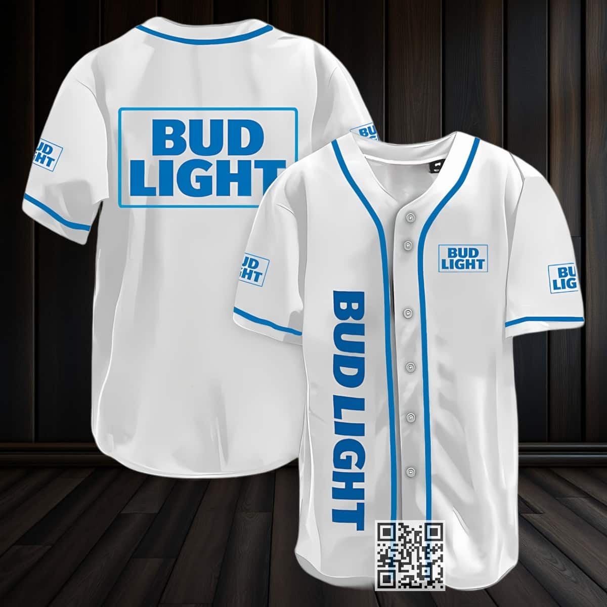 Bud Light Baseball Jersey Beer Lovers Gift