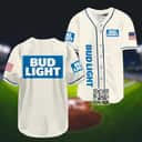 Bud Light Baseball Jersey US Flag Beer Lovers Gift