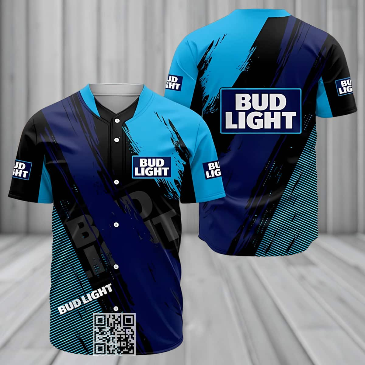 Bud Light Beer Baseball Jersey E-Sports Gaming