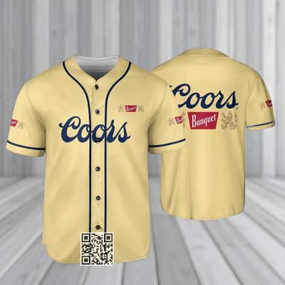 Coors Banquet Baseball Jersey Best Gift For Beer Lovers