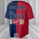 Coors Banquet Beer Baseball Jersey Custom Name Coors Banquet Beer Baseball Jersey Custom Name
