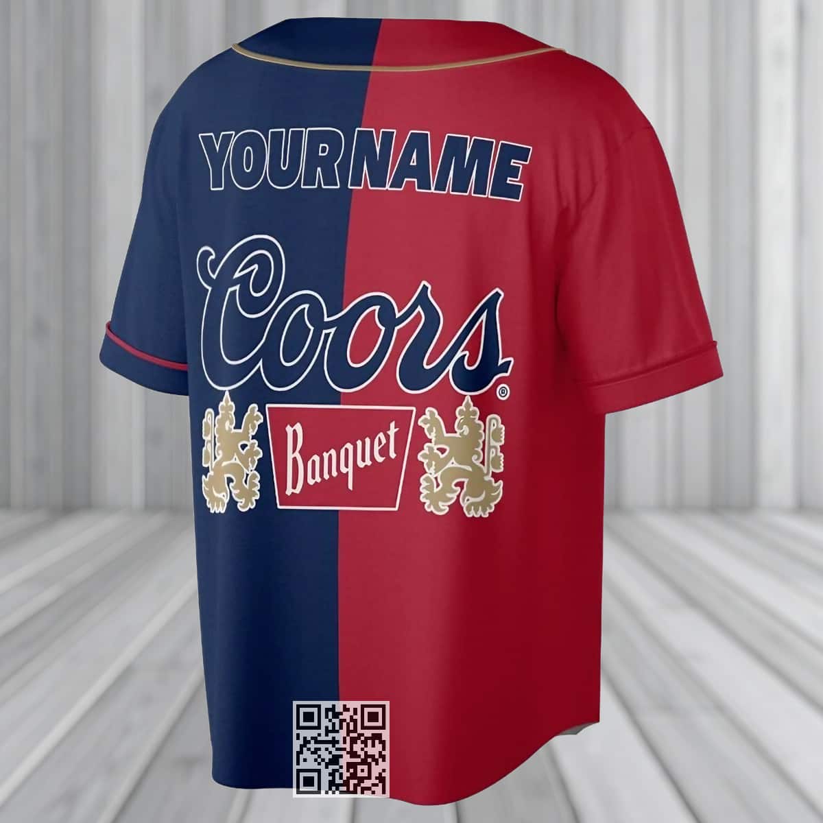 Coors Banquet Beer Baseball Jersey Custom Name Coors Banquet Beer Baseball Jersey Custom Name