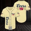 Beige Coors Banquet Baseball Jersey Beer Lovers Gift Beige Coors Banquet Baseball Jersey Beer Lovers Gift