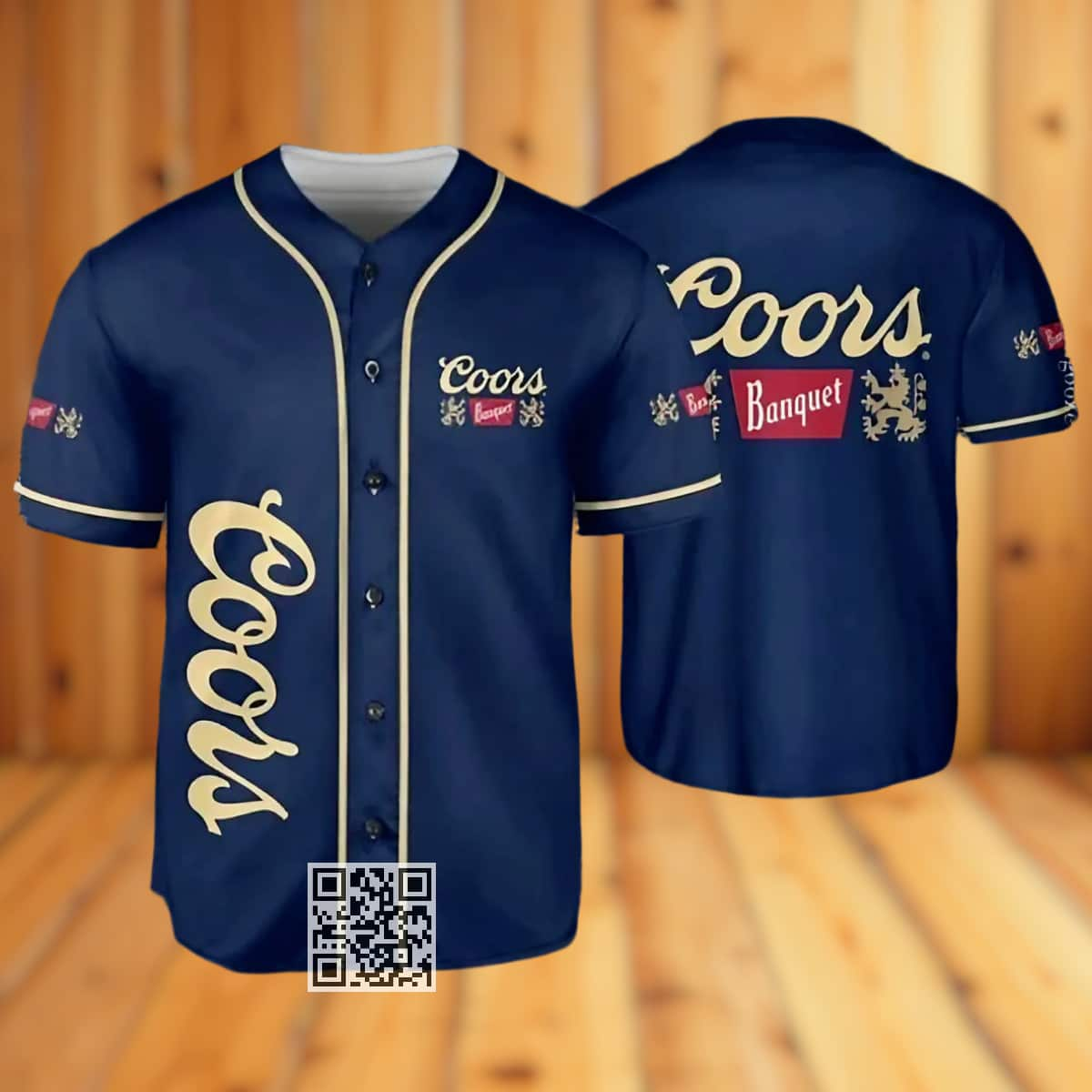 Blue Coors Banquet Baseball Jersey Gift For Beer Lovers