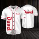 White Duvel Beer Baseball Jersey White Duvel Beer Baseball Jersey