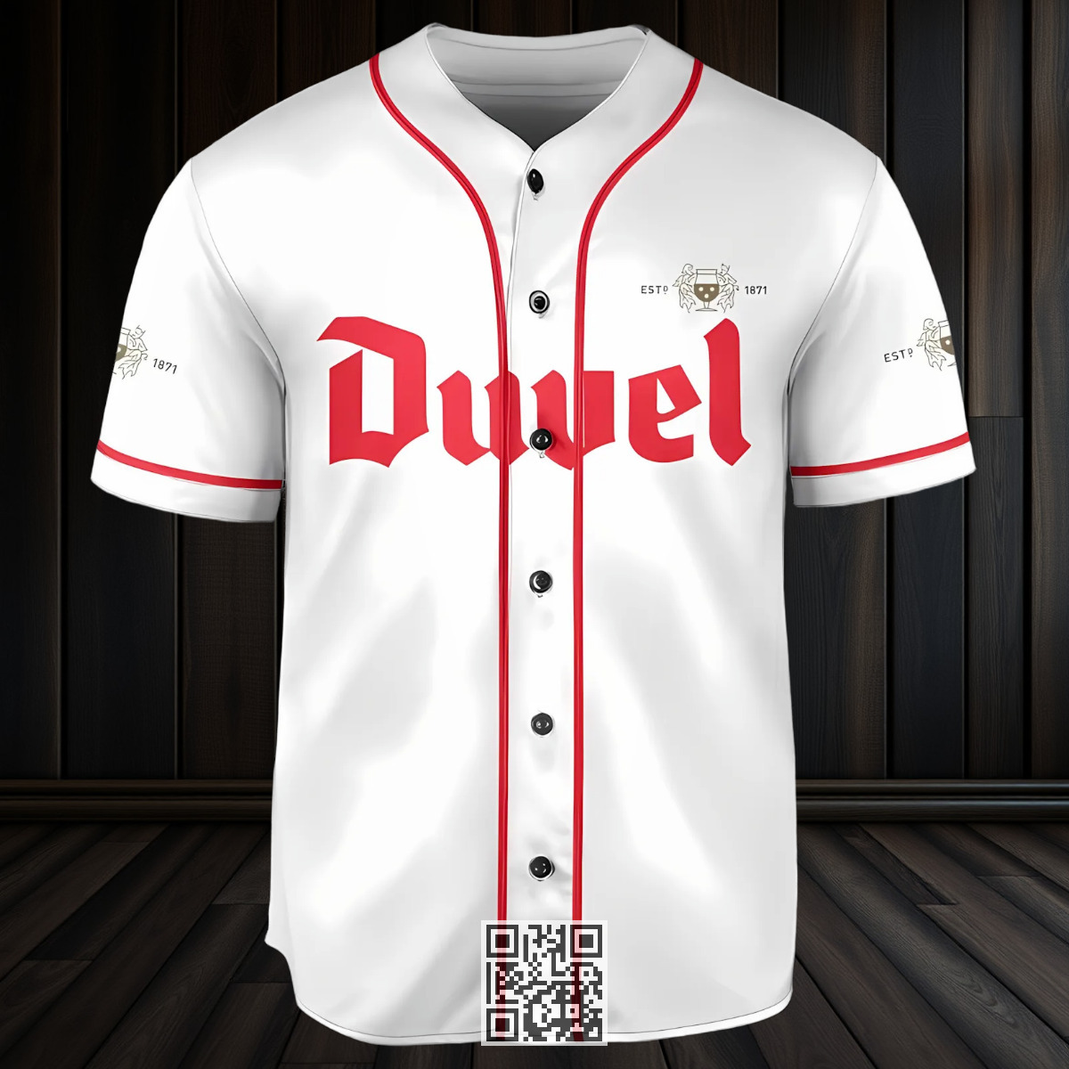 White Duvel Beer Baseball Jersey Beer Lovers Gift