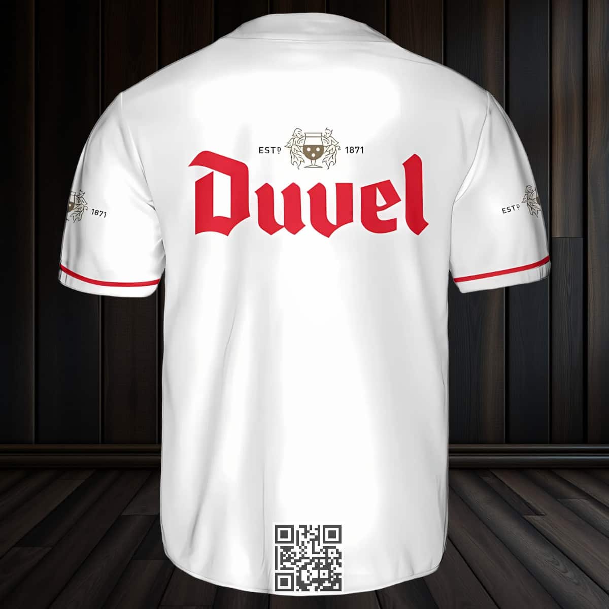 White Duvel Beer Baseball Jersey Beer Lovers Gift