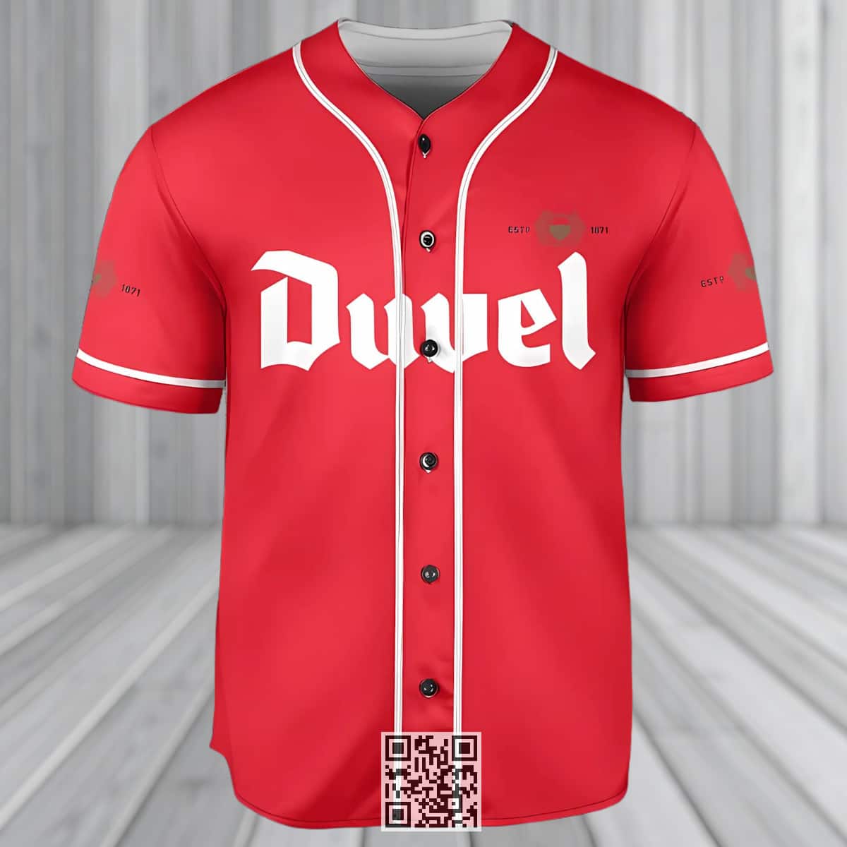 Red Duvel Baseball Jersey Gift For Beer Drinkers