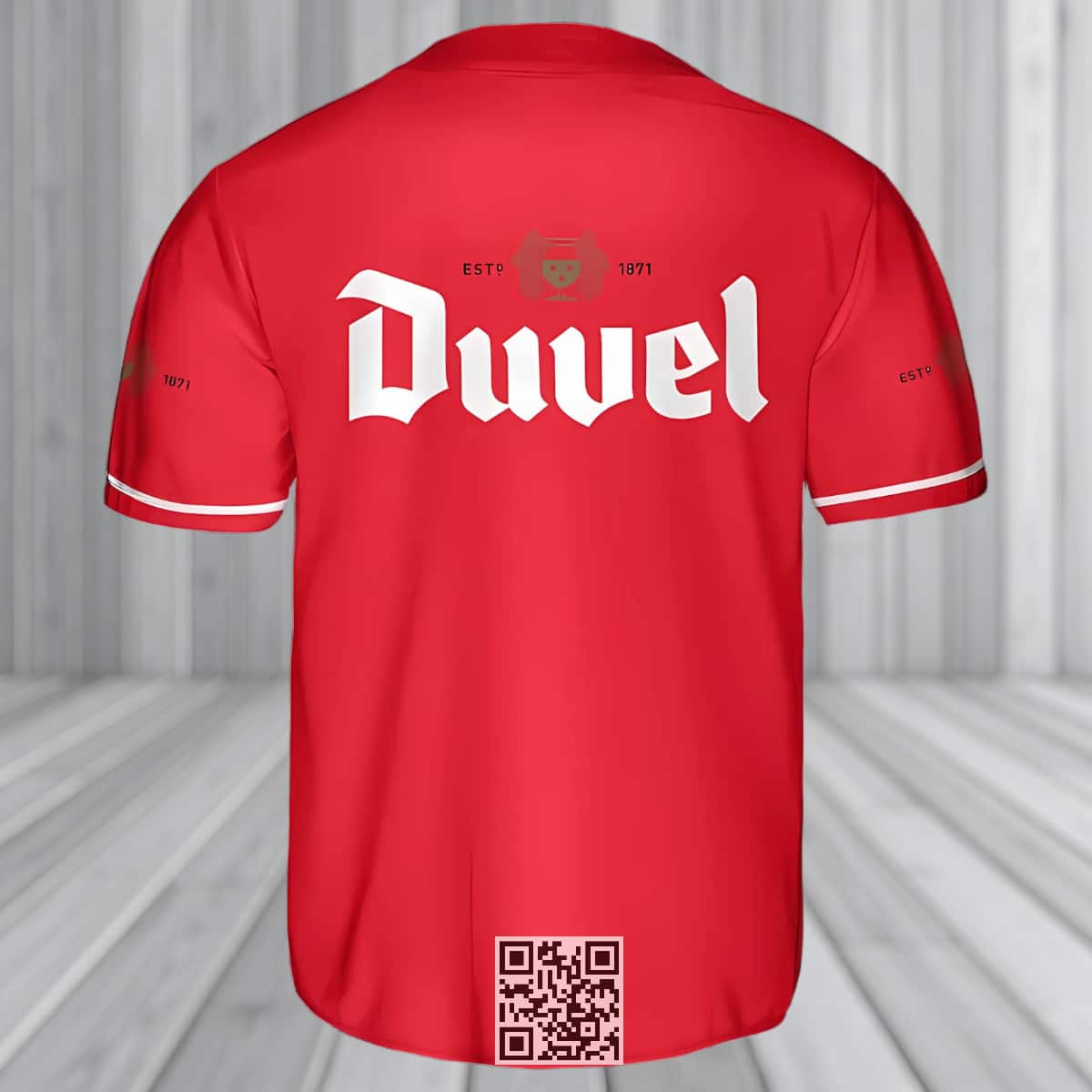 Red Duvel Baseball Jersey Gift For Beer Drinkers Red Duvel Baseball Jersey Gift For Beer Drinkers