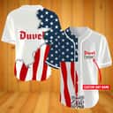Personalized Duvel Beer Baseball Jersey US Flag Custom Name Personalized Duvel Beer Baseball Jersey US Flag Custom Name
