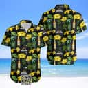Twisted Tea Hawaiian Shirt Hibiscus Flower And Palm Leaves