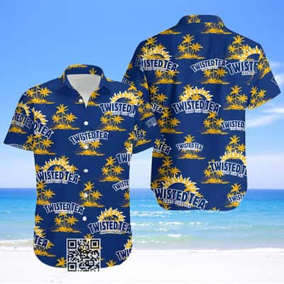 Twisted Tea Hawaiian Shirt Coconut Island Pattern Twisted Tea Hawaiian Shirt Coconut Island Pattern