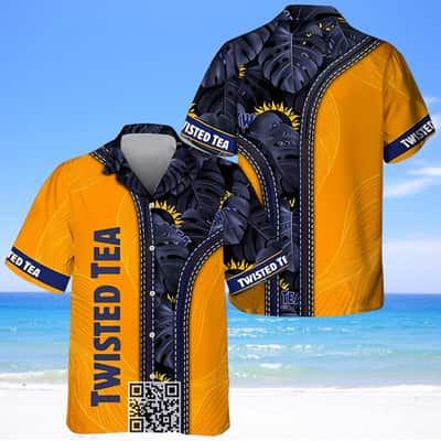 Aloha Twisted Tea Hawaiian Shirt Palm Leaves Pattern Aloha Twisted Tea Hawaiian Shirt Palm Leaves Pattern