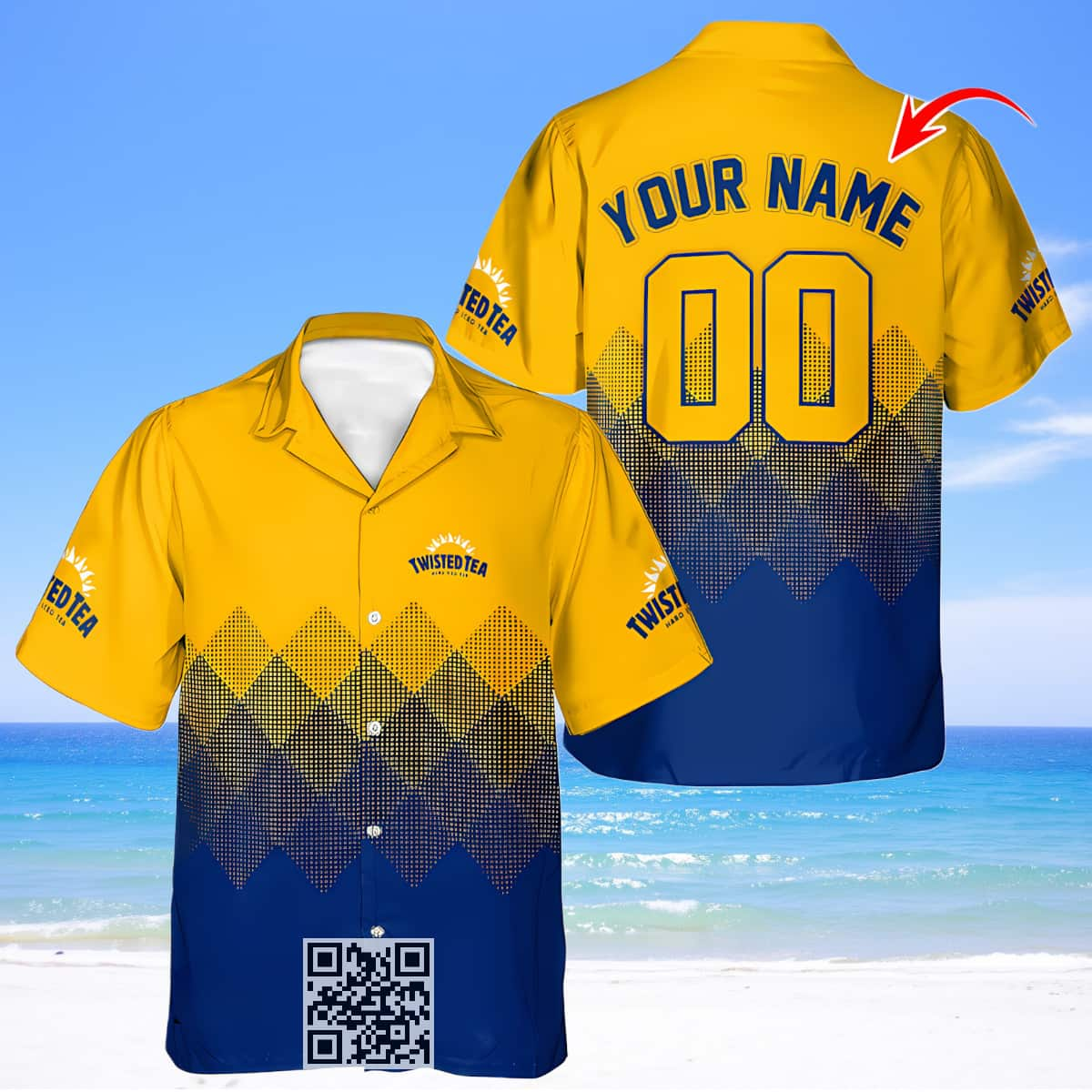 Personalized Twisted Tea Hawaiian Shirt Custom Name And Number