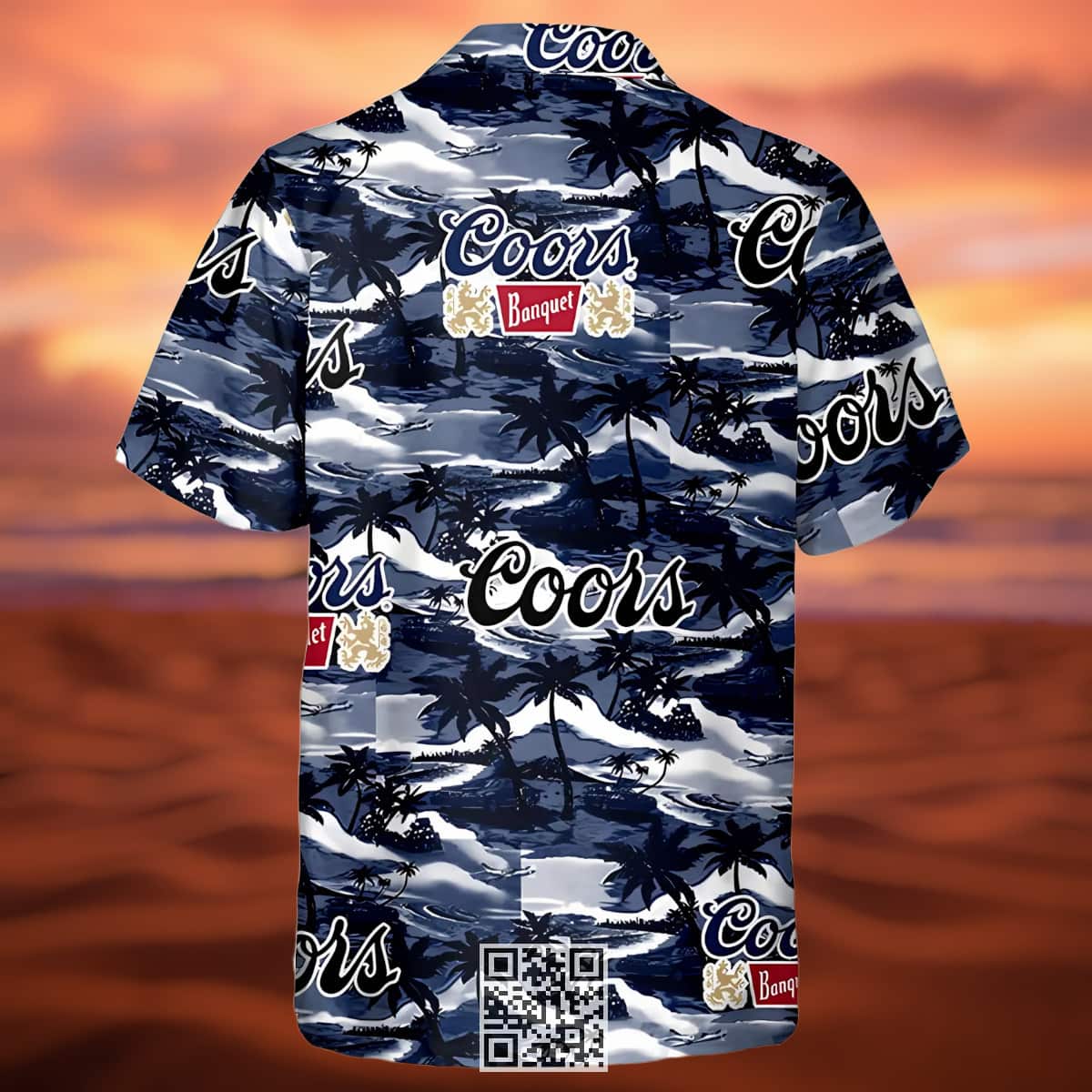 Coors Banquet Beer Hawaiian Shirt Island Pattern Coors Banquet Beer Hawaiian Shirt Island Pattern