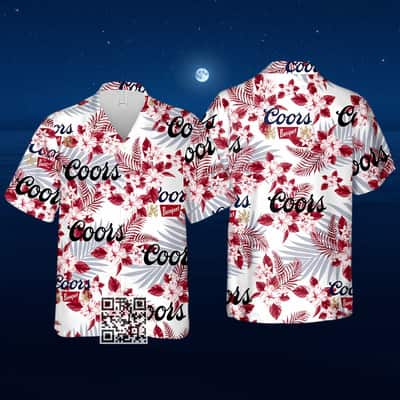 Aloha Coors Banquet Beer Hawaiian Shirt Hibiscus Flower Pattern Aloha Coors Banquet Beer Hawaiian Shirt Hibiscus Flower Pattern