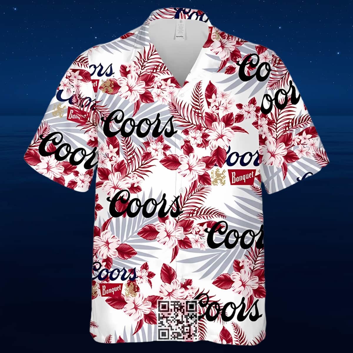 Aloha Coors Banquet Beer Hawaiian Shirt Hibiscus Flower Pattern Aloha Coors Banquet Beer Hawaiian Shirt Hibiscus Flower Pattern