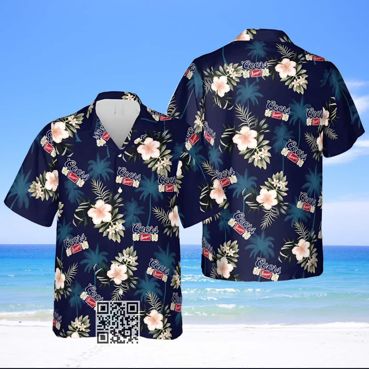 Aloha Coors Banquet Beer Hawaiian Shirt Hibiscus Flower Aloha Coors Banquet Beer Hawaiian Shirt Hibiscus Flower