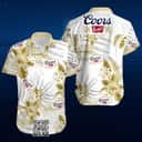 Aloha Coors Banquet Hawaiian Shirt Tropical Flower Aloha Coors Banquet Hawaiian Shirt Tropical Flower