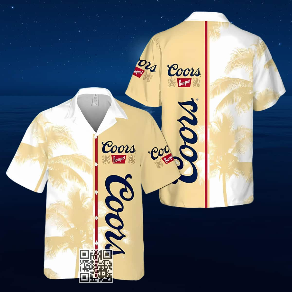 Vintage Coors Banquet Beer Hawaiian Shirt