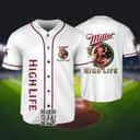 Miller High Life Baseball Jersey Beer Lovers Gift Miller High Life Baseball Jersey Beer Lovers Gift